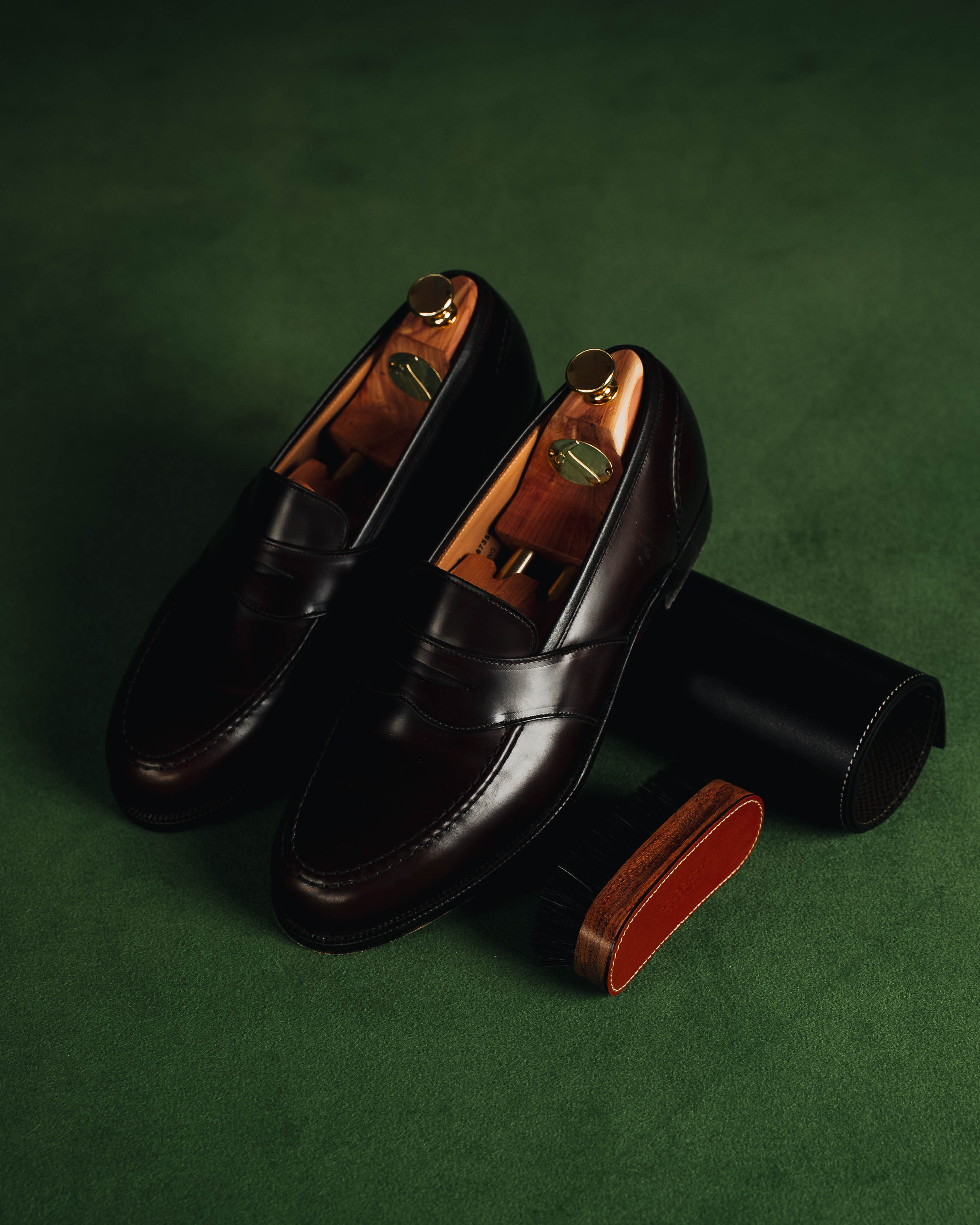 Yale Penny Loafer, Burgundy Cordovan, Crockett & Jones