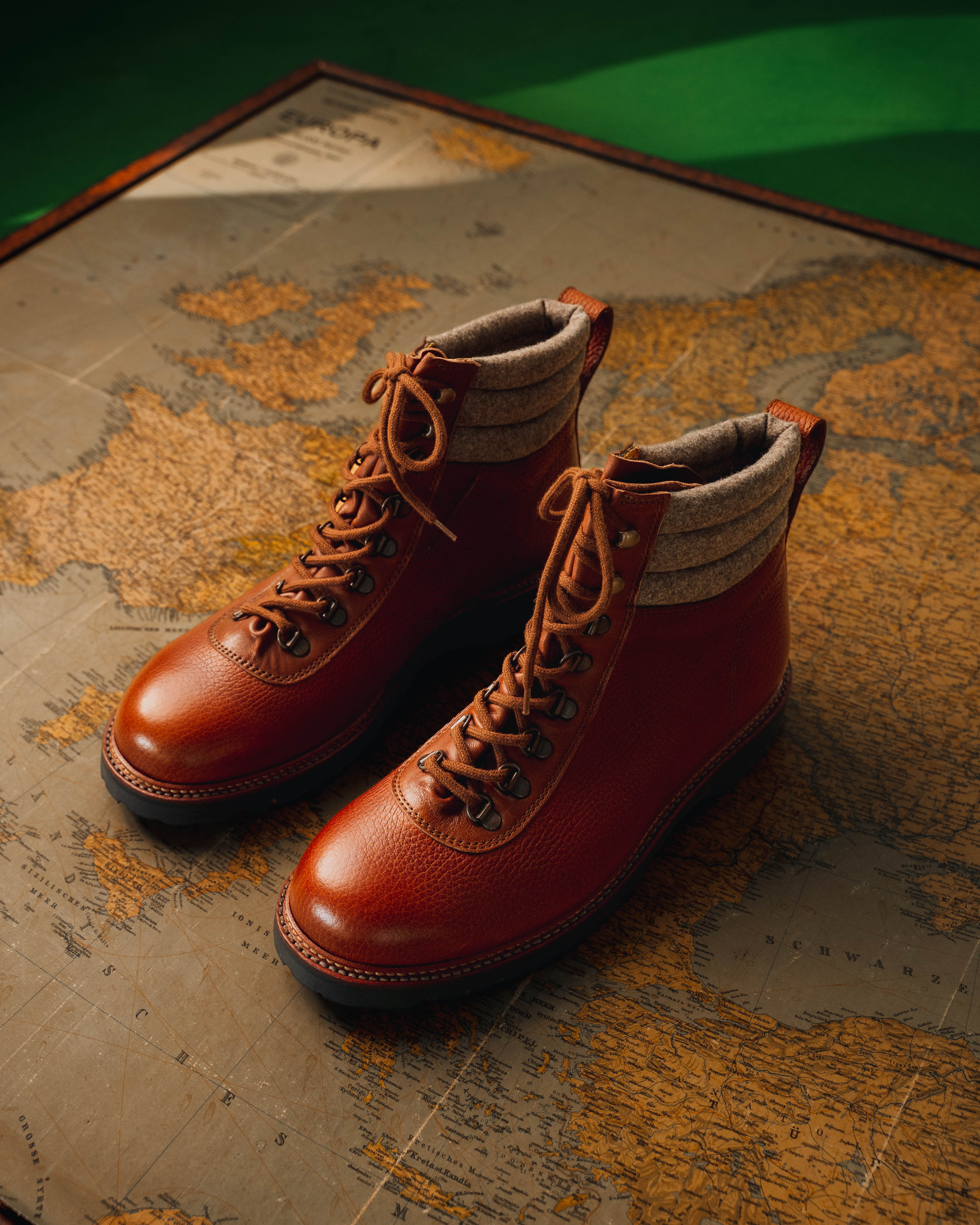 Gebirgsjäger Boot, Mahagony Grain, Ludwig Reiter