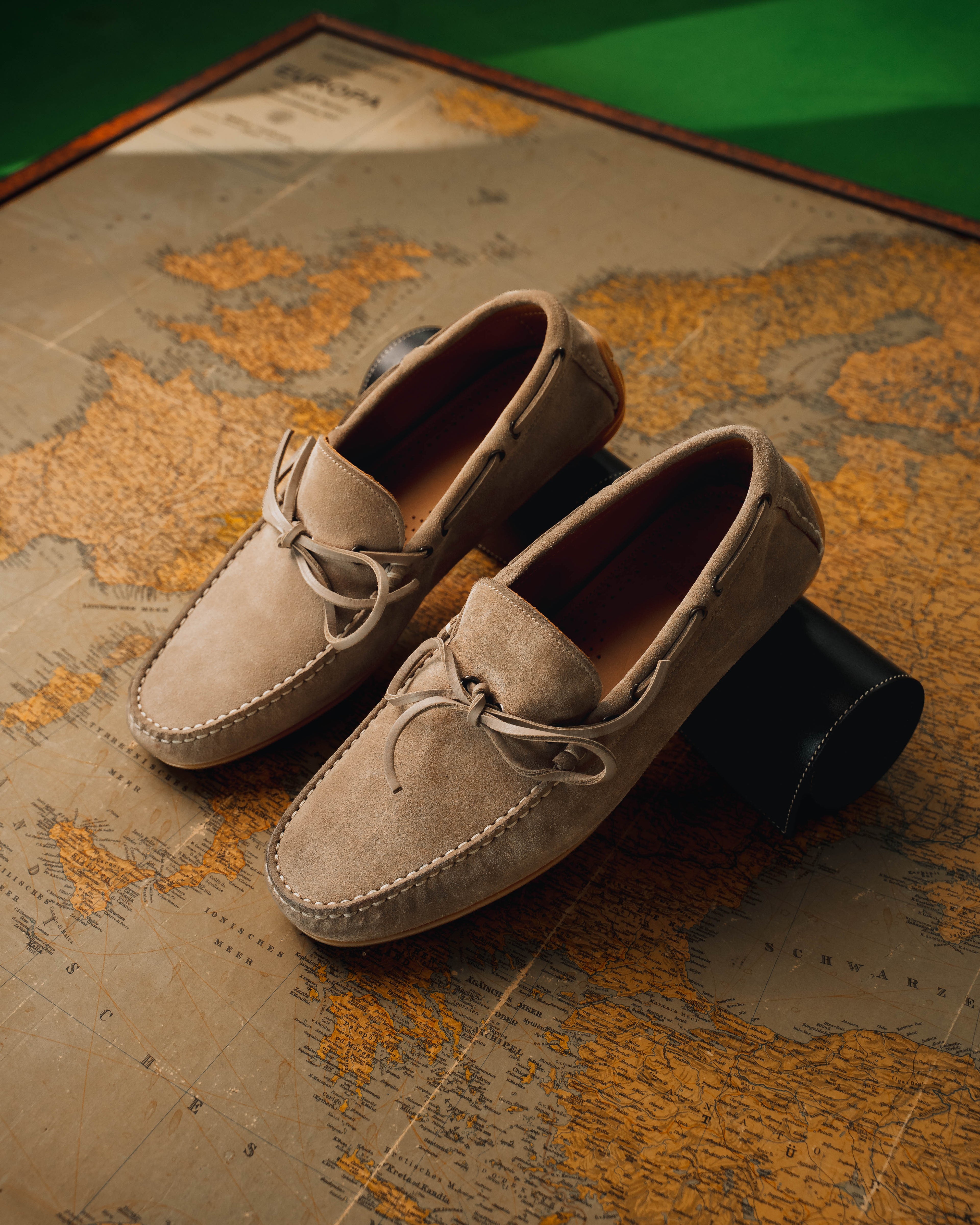 Moccassins Khaki Suede, Ludwig Reiter