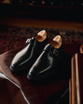 Monkton 3 Black Calf Monk Strap Herr – Crockett & Jones
