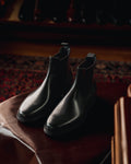 Margie Black Wax Calf Chelsea Boots Dam – Crockett & Jones