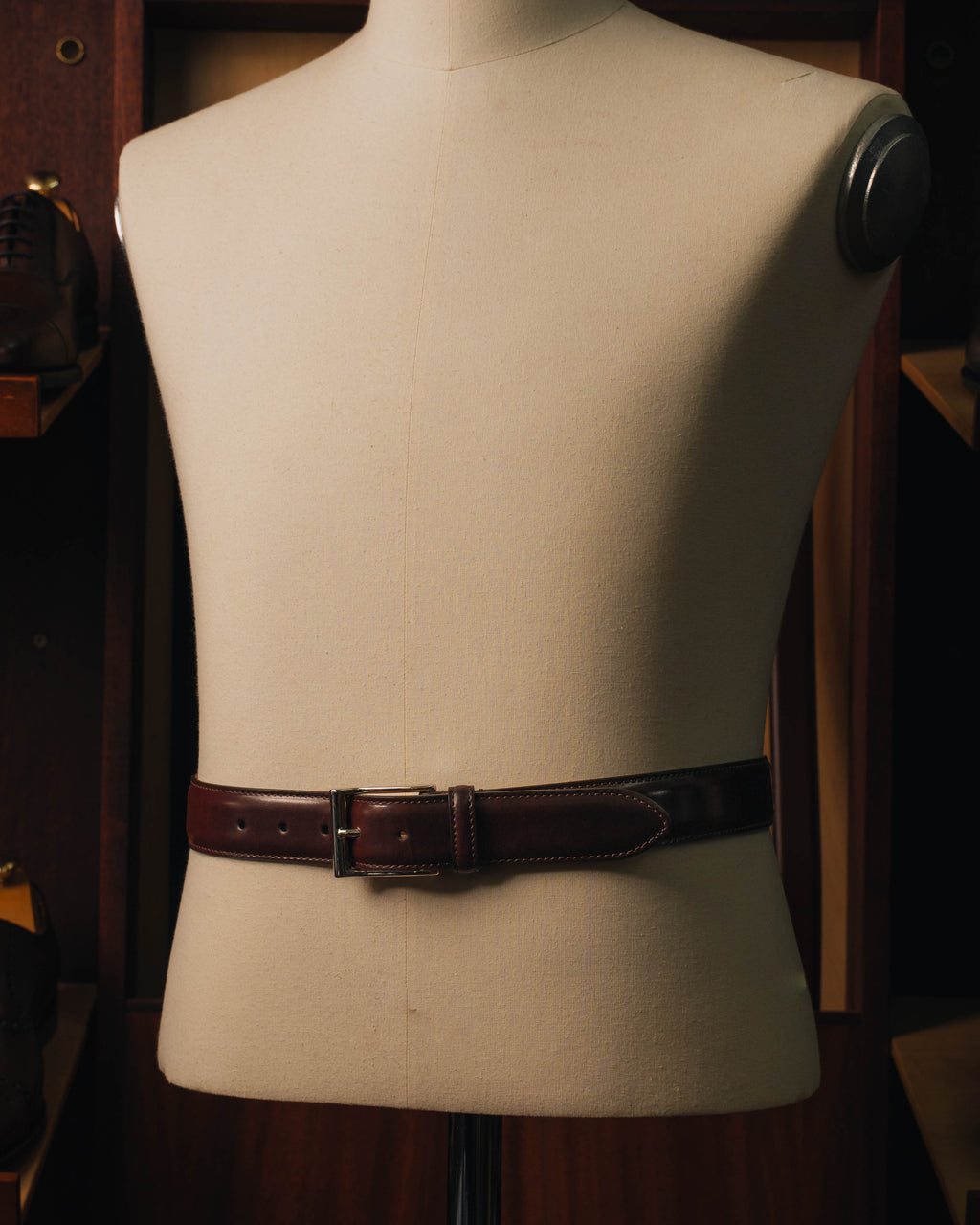 Bälte Burgundy Cordovan, Crockett & Jones