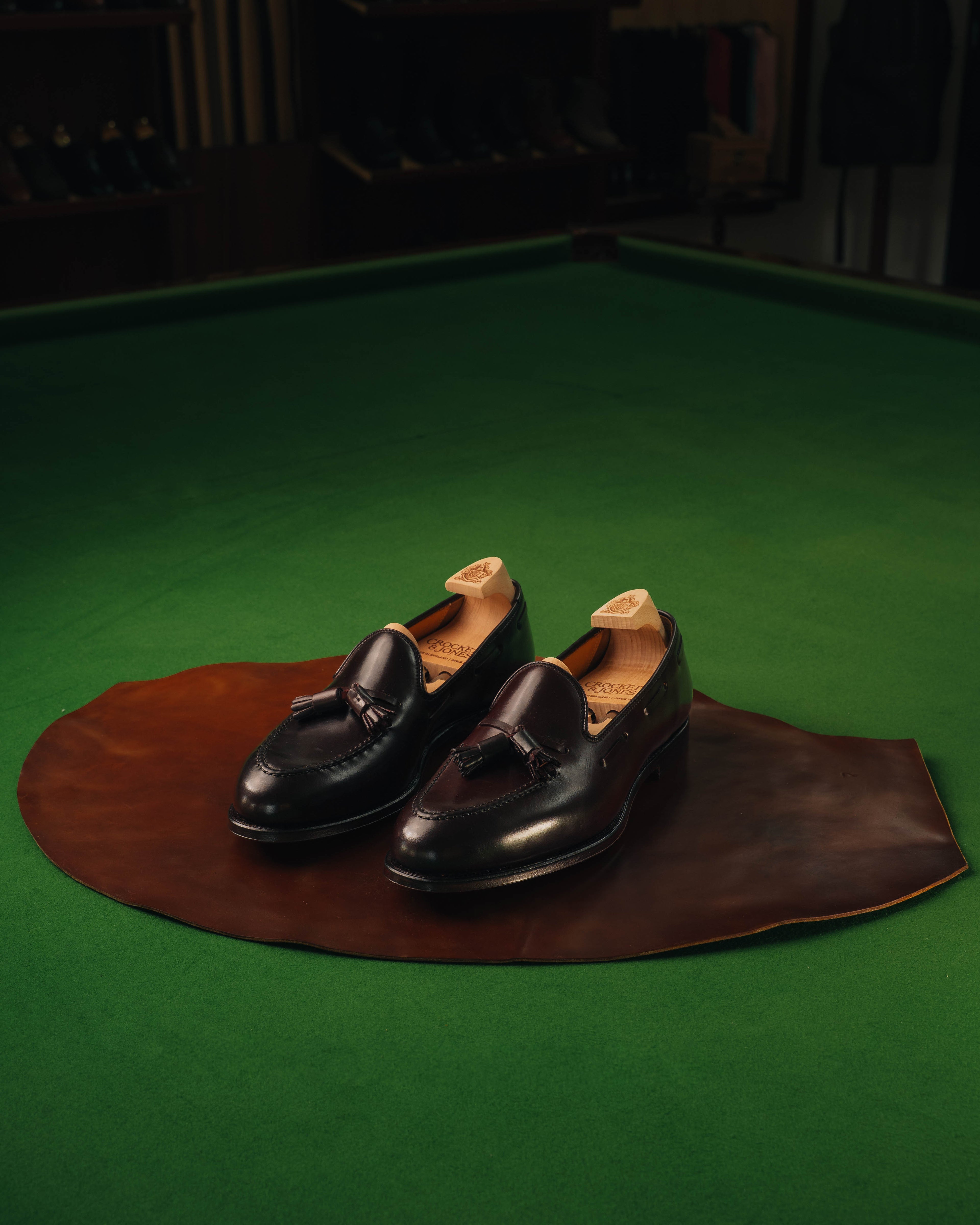 Tassel Loafer herr i burgundy cordovan – Cavendish II | Crockett & Jones