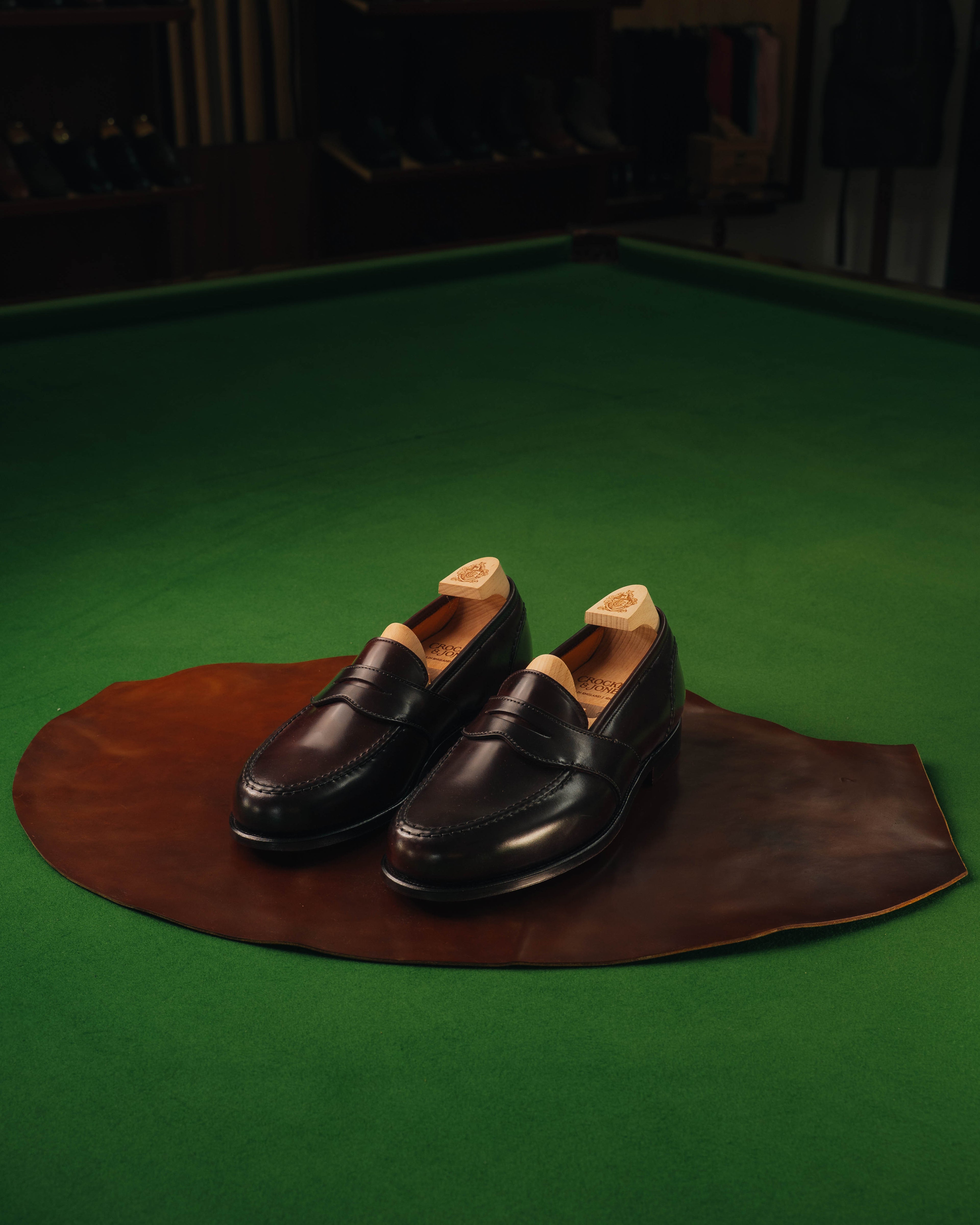 Yale Penny Loafer, Burgundy Cordovan, Crockett & Jones