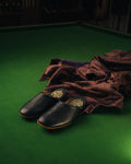 Black Deerskin Mule Slippers – Bowhill & Elliott