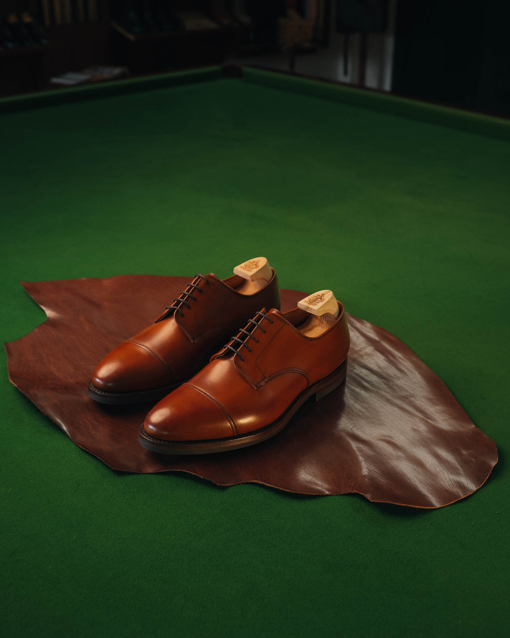 Bradford Chestnut Burnished Calf 'Dainite, G-width' Crockett & Jones