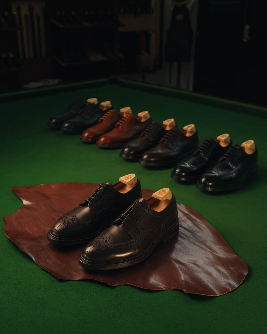 Pembroke Derby, Dark Brown Wax Calf 'Dainite' Crockett & Jones