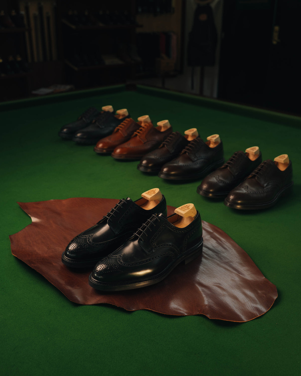 Pembroke Derby, Black Cavalry Calf 'Dainite' Crockett & Jones
