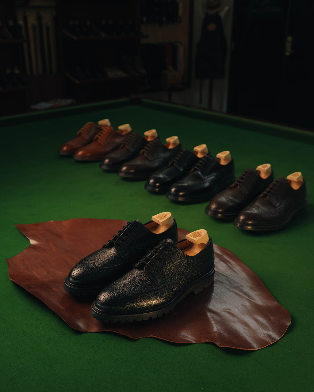Pembroke Derby, Black Scotch Grain ‘Vibram’ Crockett & Jones
