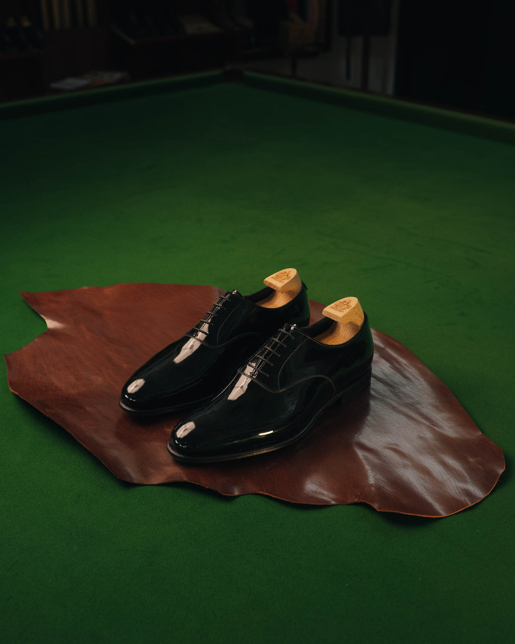Overton Oxford, Black Patent, Crockett & Jones