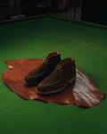 Bibury Chukka Boot, Dark Brown Suede ‘Wedge’ Crockett & Jones