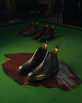Chelsea 11 Boot, Black Scotch Grain 'Vibram' by Crockett & Jones
