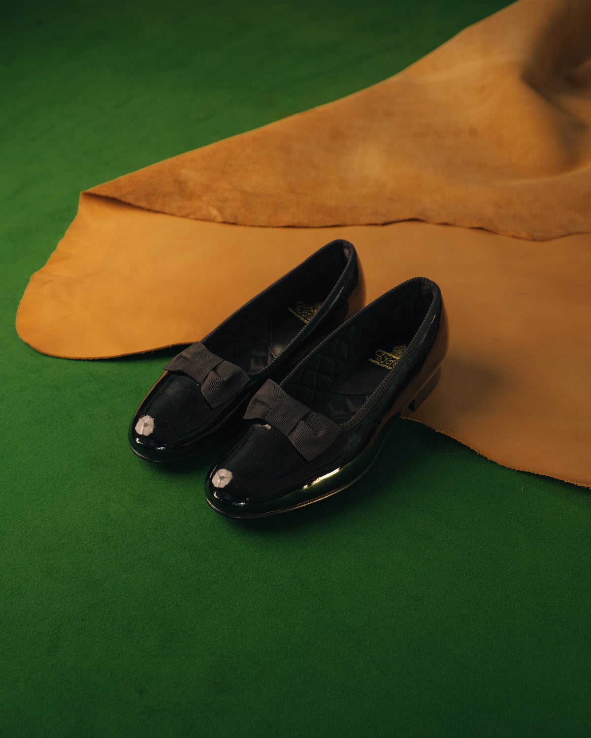 Opera Pump Black Patent, Crockett & Jones