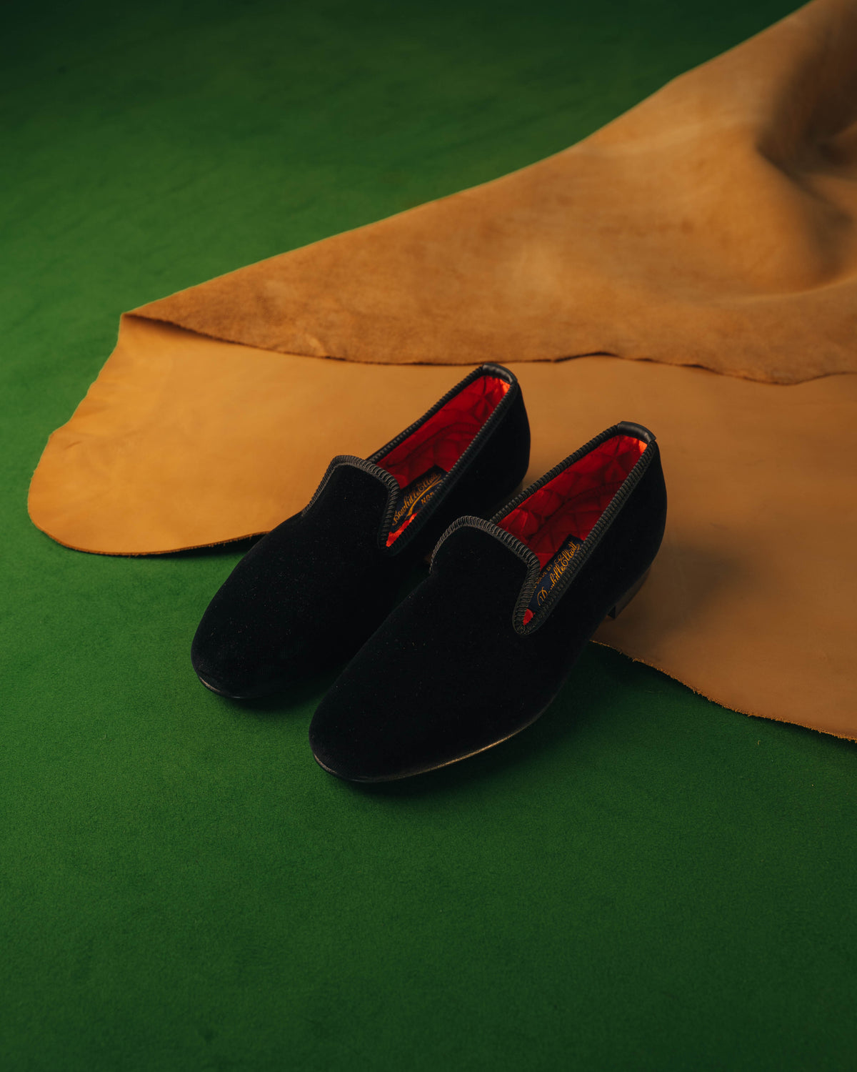 Albert Slipper Plain Black, Bowhill & Elliott