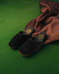 Mule Slipper Navy Suede, Bowhill & Elliott