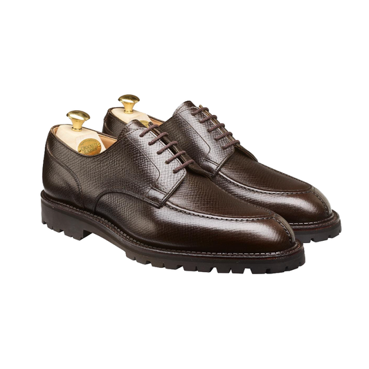 Denver Dark Brown Hatch Grain 'Vibram' Crockett & Jones