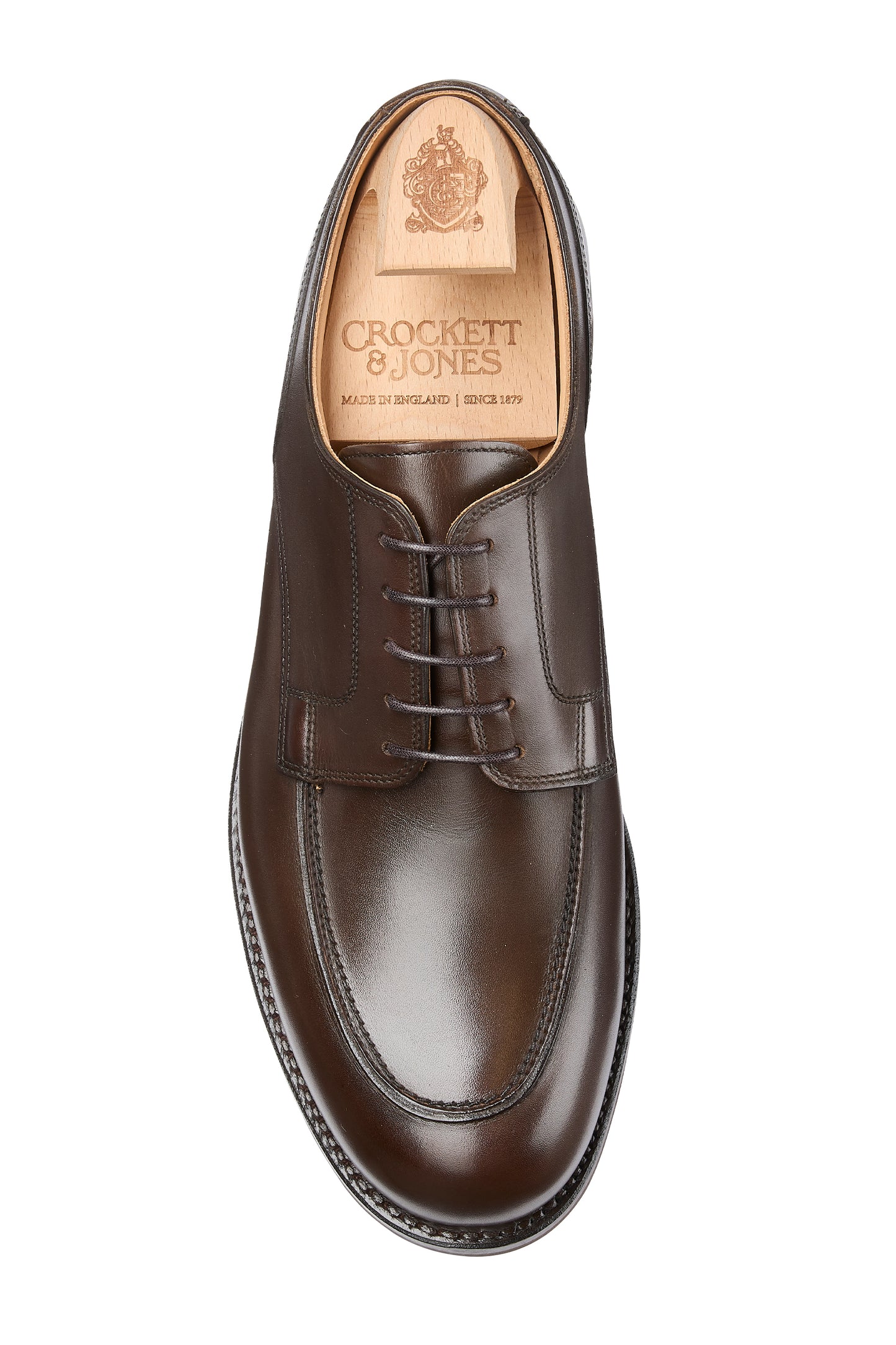Dover Derby, Dark Brown Wax Calf 'Dainite' Crockett & Jones