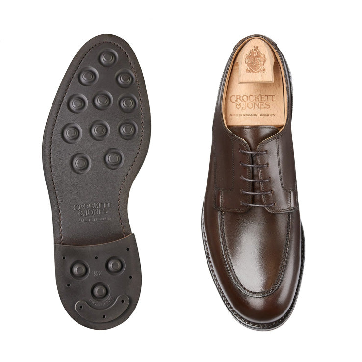 Dover Dark Brown Wax Calf 'Dainite' Crockett & Jones