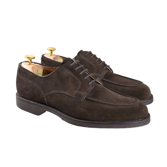 Dover Derby, Dark Brown Suede 'Wedge' Crockett & Jones