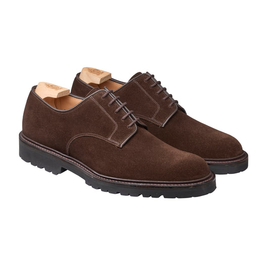 Windermere Derby, Dark Brown Suede ‘Vibram’ Crockett & Jones