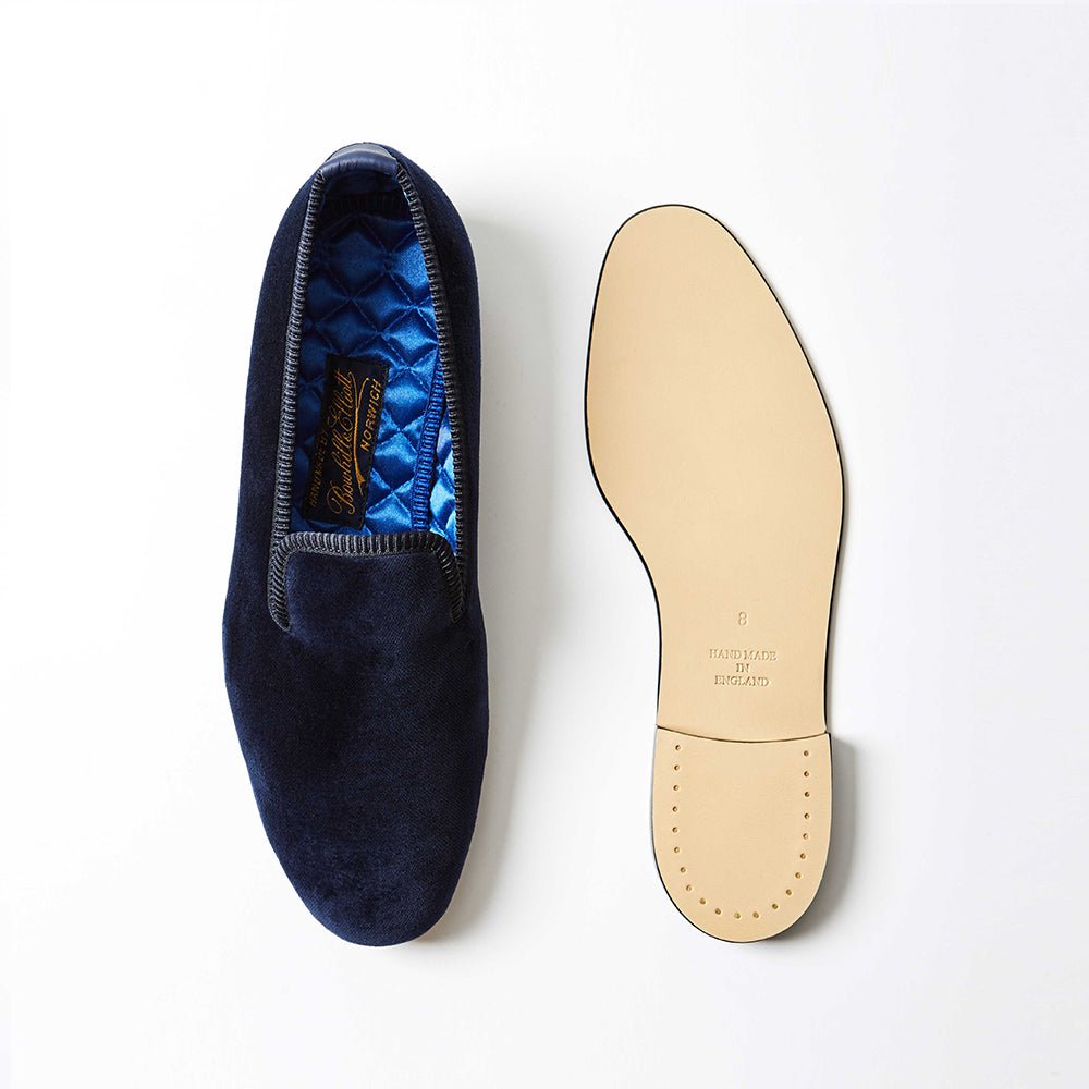Albert Slipper Plain Navy, Bowhill & Elliott - Hammargruppen