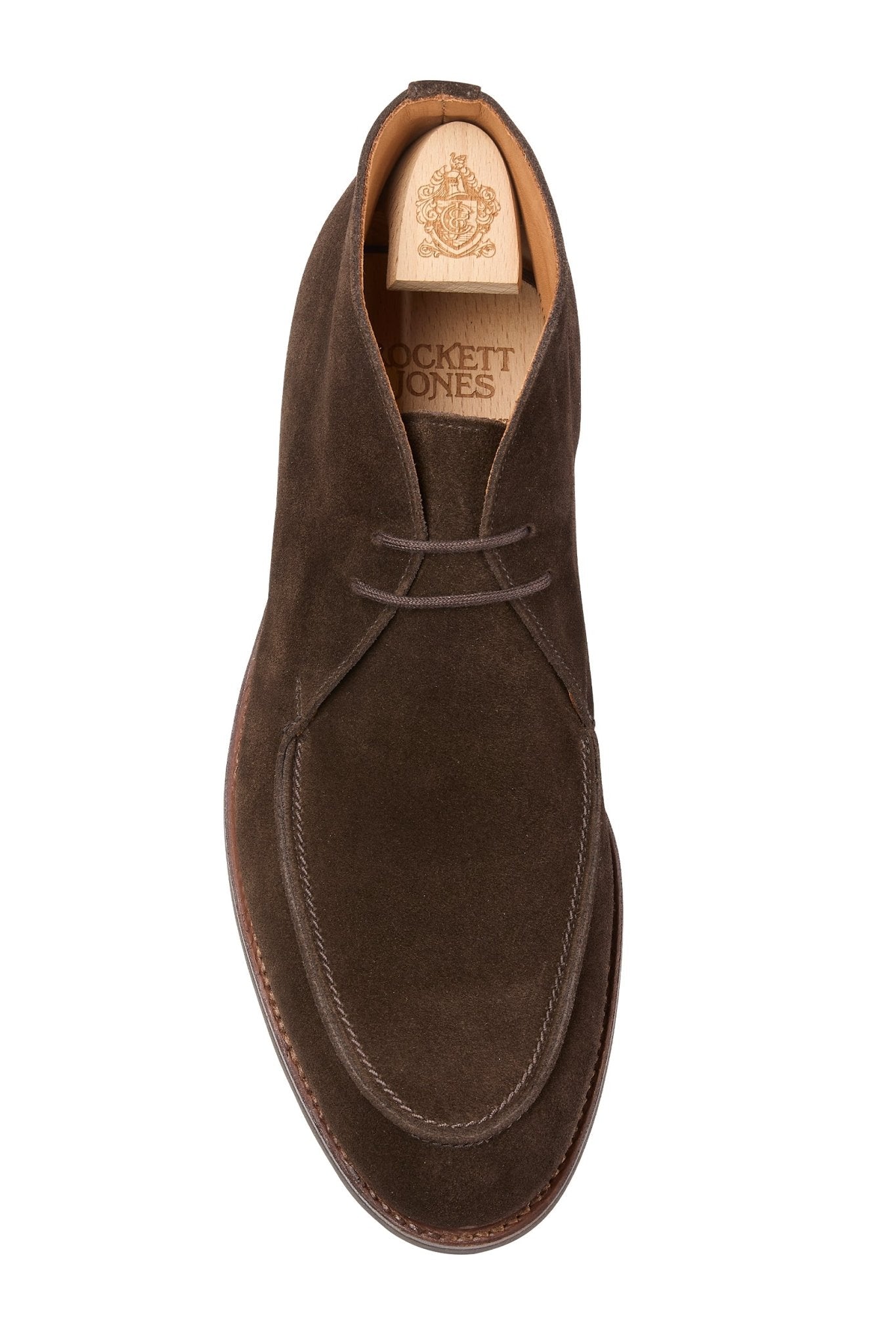 Bibury Chukka Boot, Dark Brown Suede ‘Wedge’ Crockett & Jones - Hammargruppen