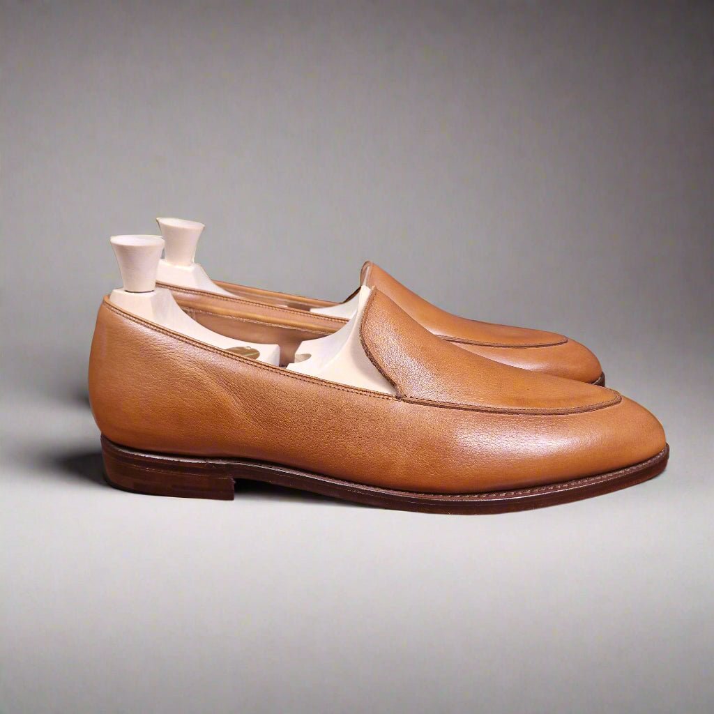 Cannes Tan Milled Calf (8,5E) Crockett & Jones - Hammargruppen