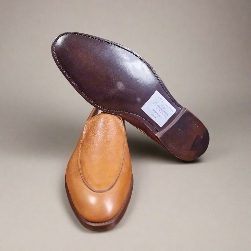 Cannes Tan Milled Calf (8,5E) Crockett & Jones - Hammargruppen
