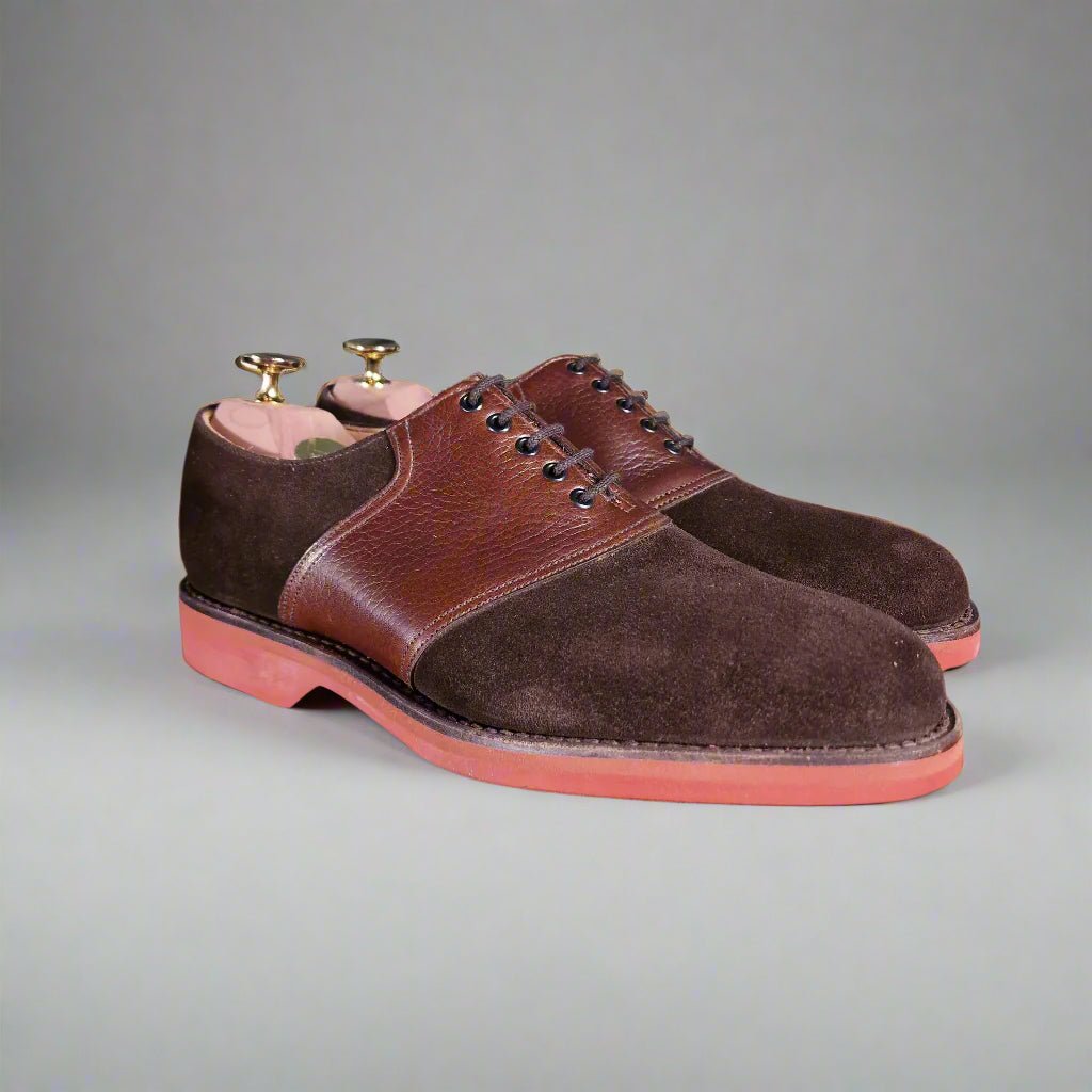 Cannock Dark Brown Suede & Grain (6F) Crockett & Jones - Hammargruppen