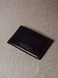 Card Holder Black Shell Cordovan - Crockett & Jones