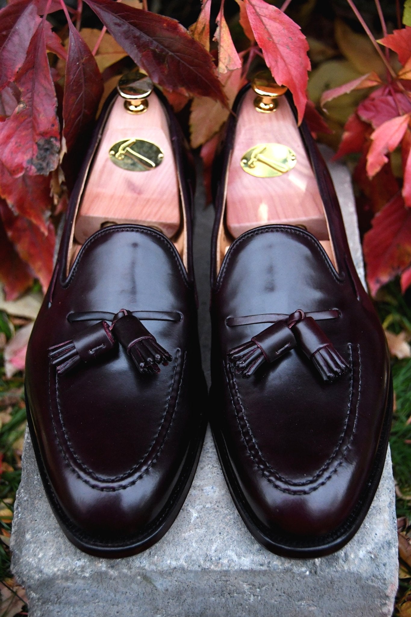 Cavendish 2 Tassel Loafer, Burgundy Cordovan, Crockett & Jones - Hammargruppen