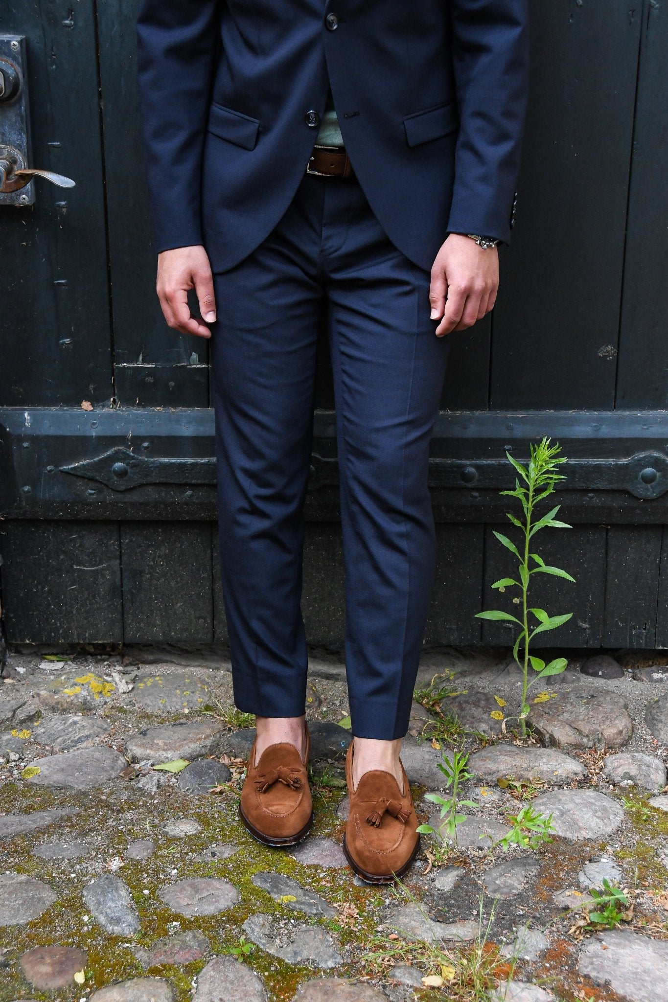 Cavendish 2 Tassel Loafer, Polo Brown Calf Suede, Crockett & Jones - Hammargruppen