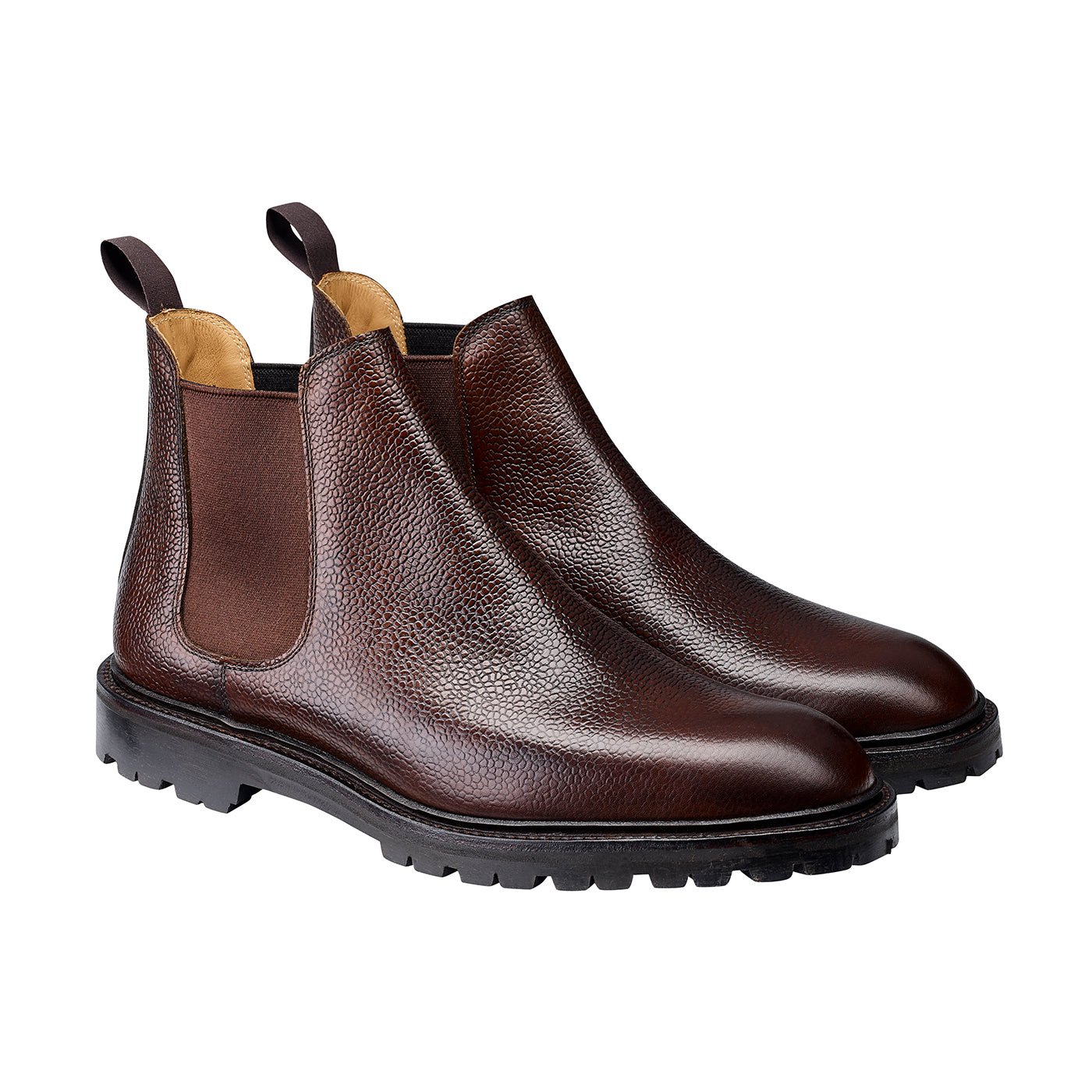 Chelsea 11 Boot, Dark Brown Scotch Grain ‘Vibram’ Crockett & Jones - Hammargruppen