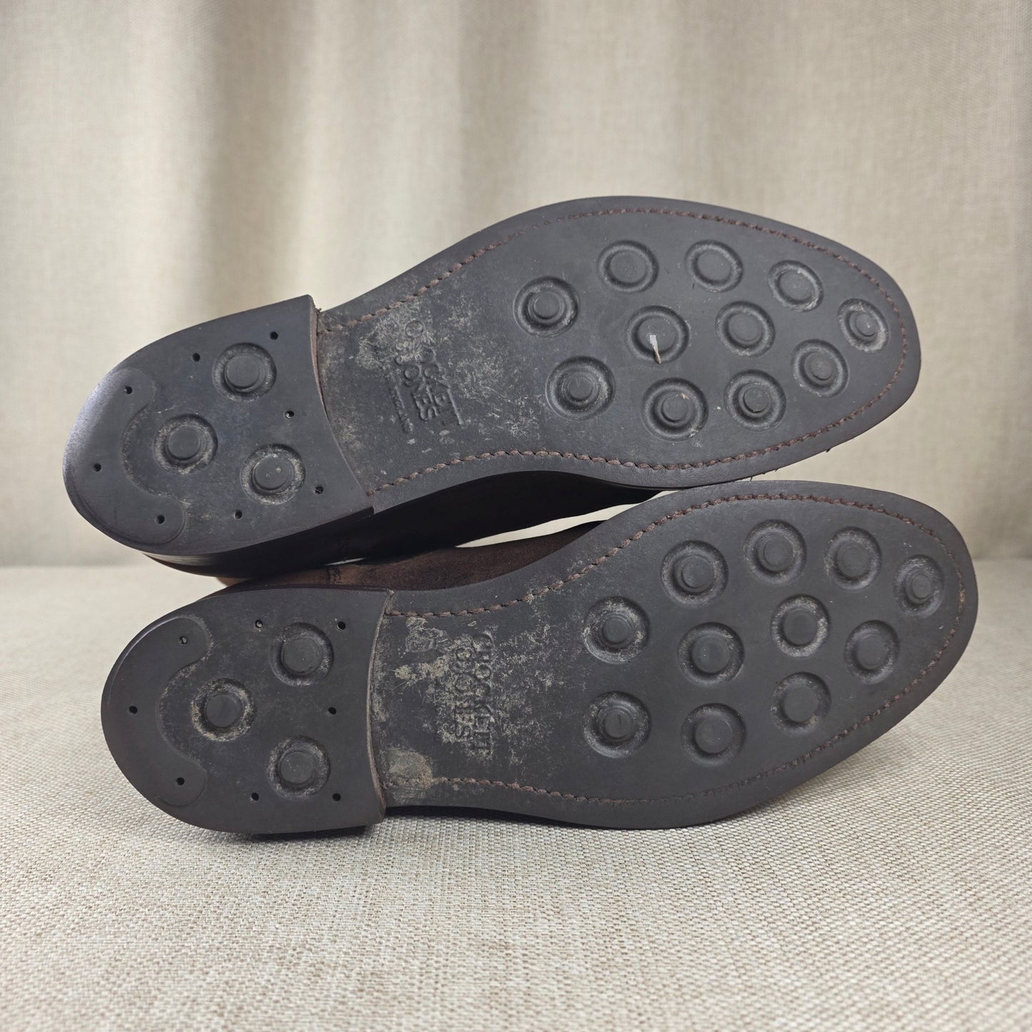 Chelsea 5 Boot, Dark Brown Rough - Out Suede ‘Dainite’ (8,5E) Crockett & Jones - Hammargruppen