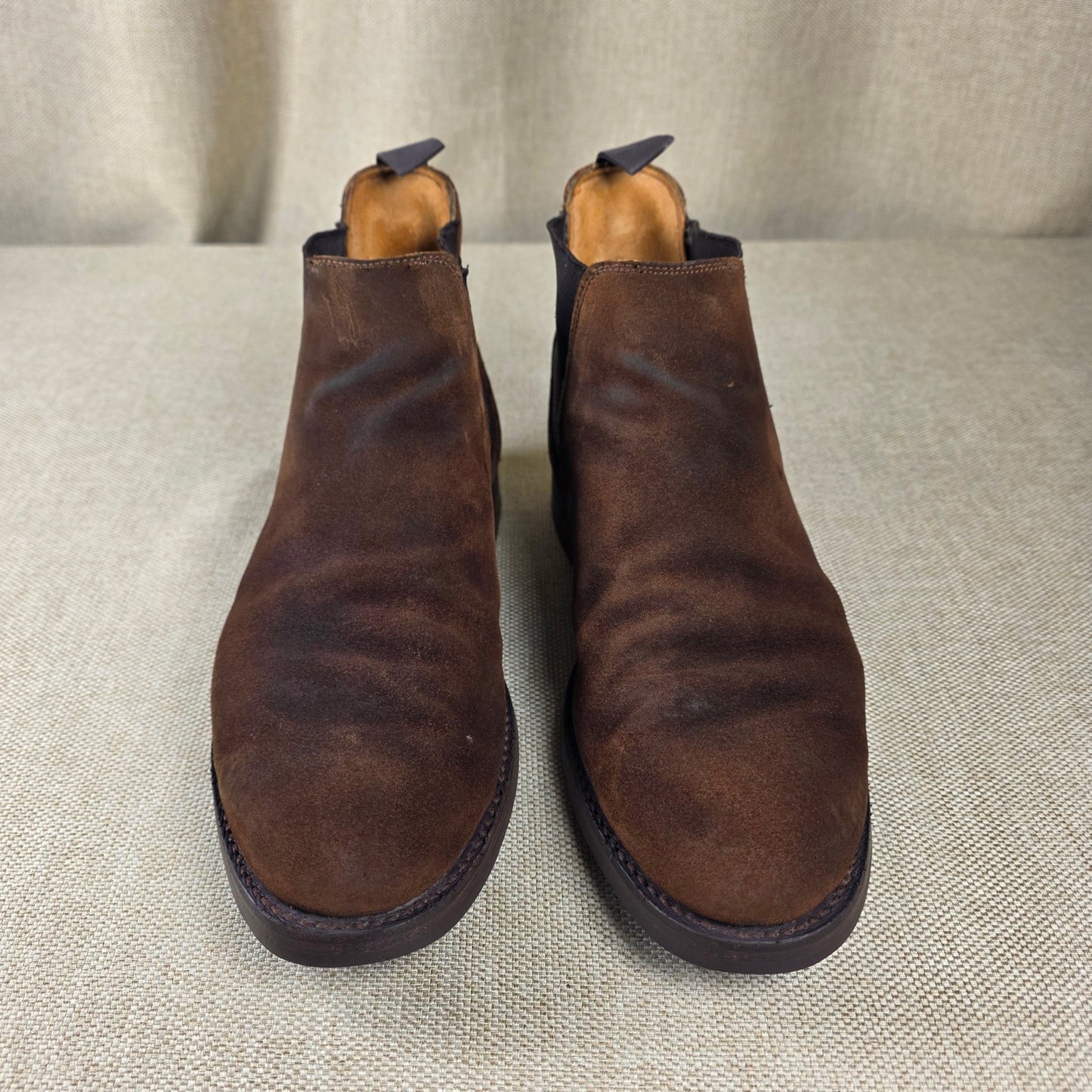 Chelsea 5 Boot, Dark Brown Rough - Out Suede ‘Dainite’ (8,5E) Crockett & Jones - Hammargruppen