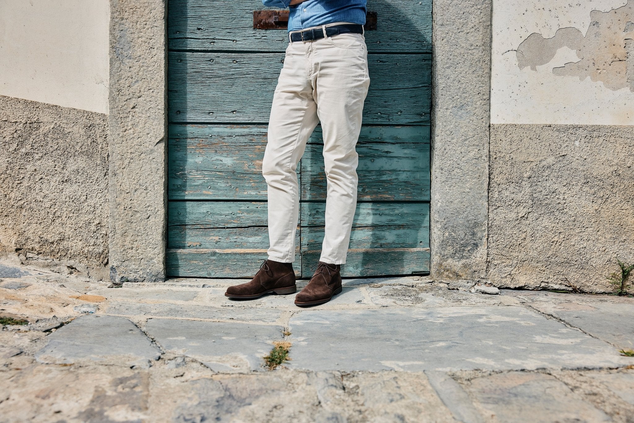 Chukka 4 Boot Dark Brown Suede ‘Wedge’ Crockett & Jones - Hammargruppen