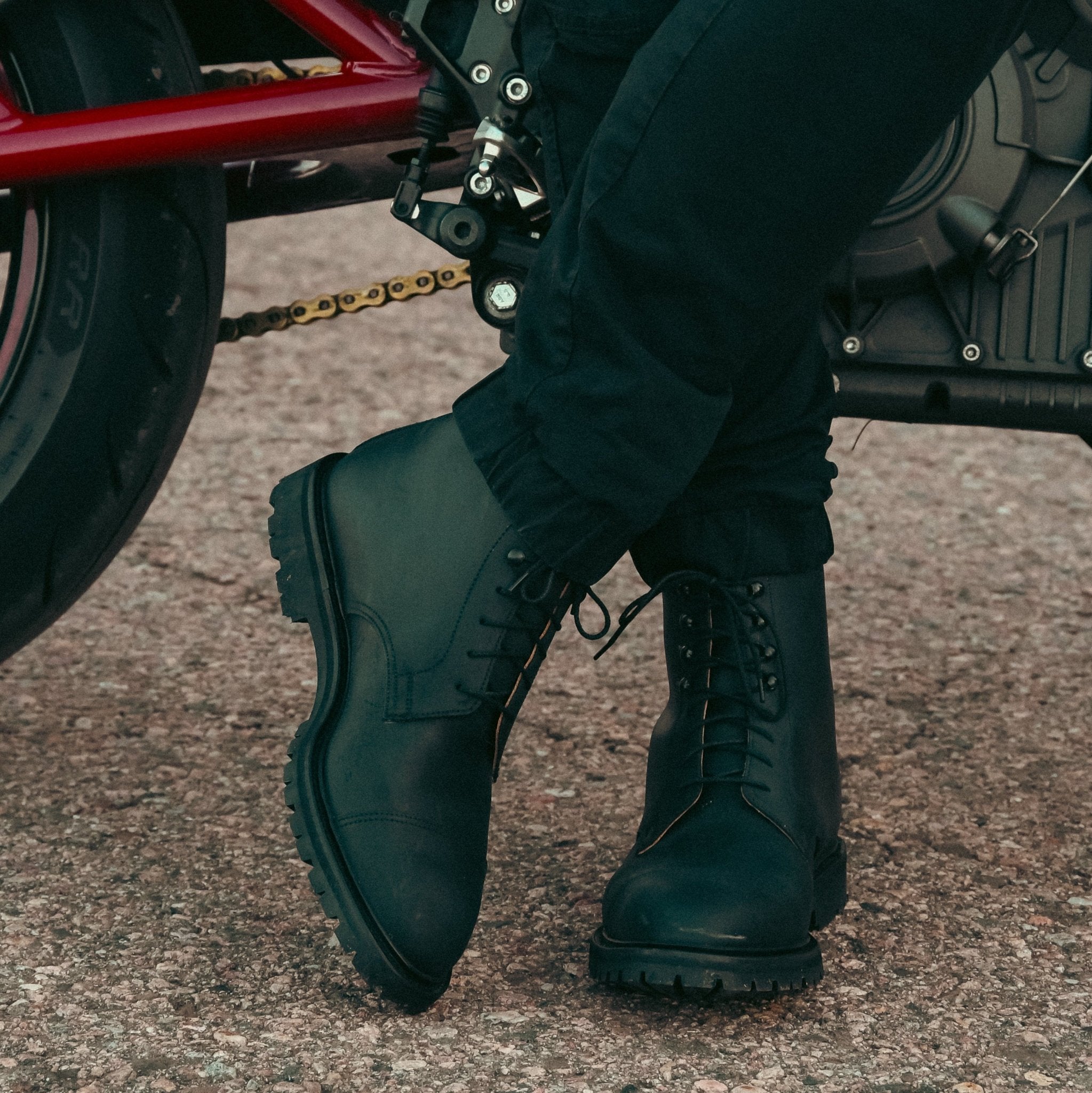Coniston – Black Rough-Out derby boots from Crockett & Jones