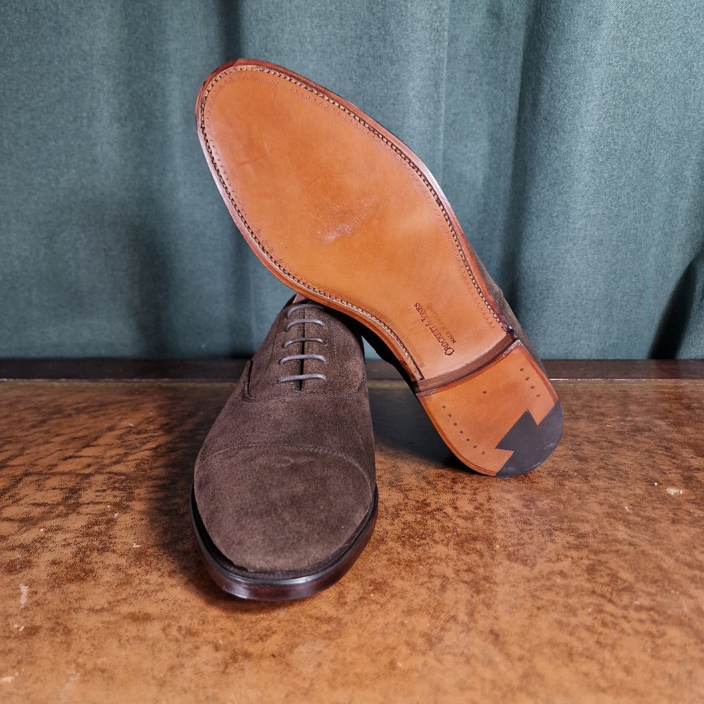 Connaught Dark Brown Suede (6E) Crockett & Jones - Hammargruppen