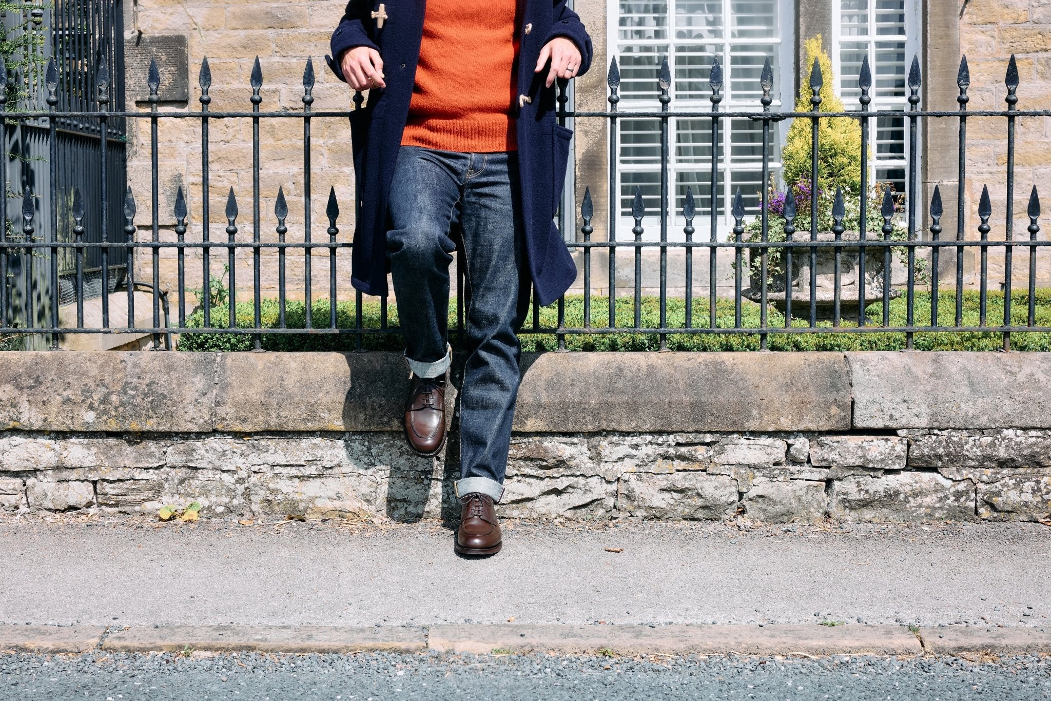 Dover Derby, Dark Brown Wax Calf 'Dainite' Crockett & Jones - Hammargruppen