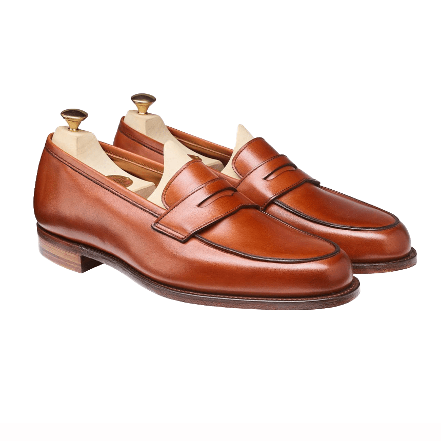 Elise Penny Loafer, Chestnut Calf, Crockett & Jones - Hammargruppen