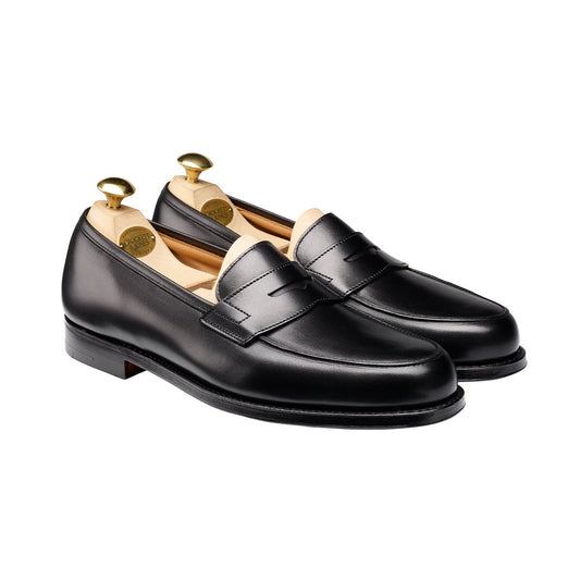 Grantham 2 Penny Loafer, Black Calf, Crockett & Jones - Hammargruppen