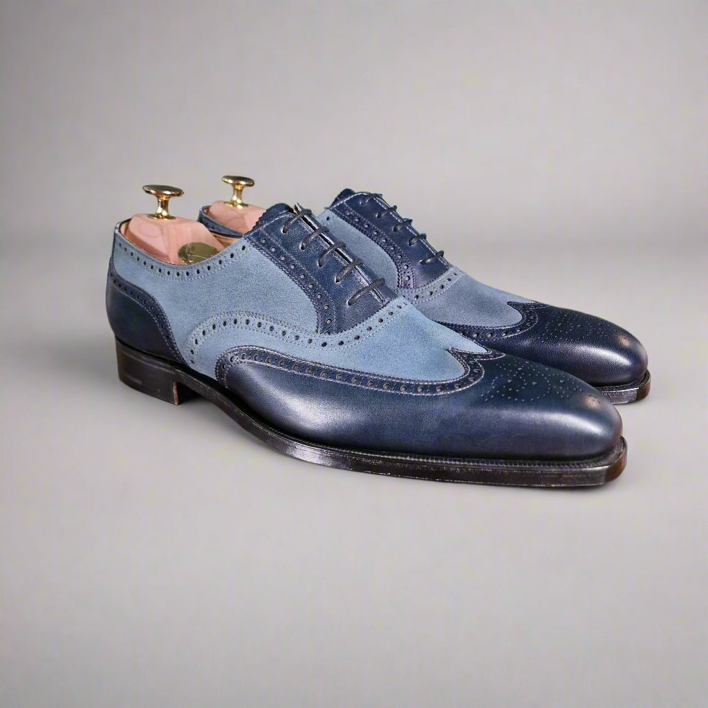 Guildford Navy Calf & Suede, Crockett & Jones - Hammargruppen