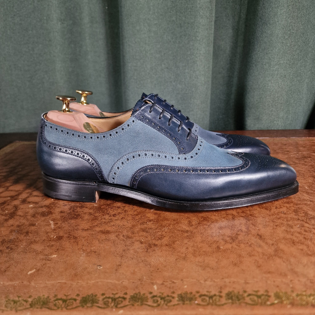 Guildford Navy Calf & Suede, Crockett & Jones - Hammargruppen