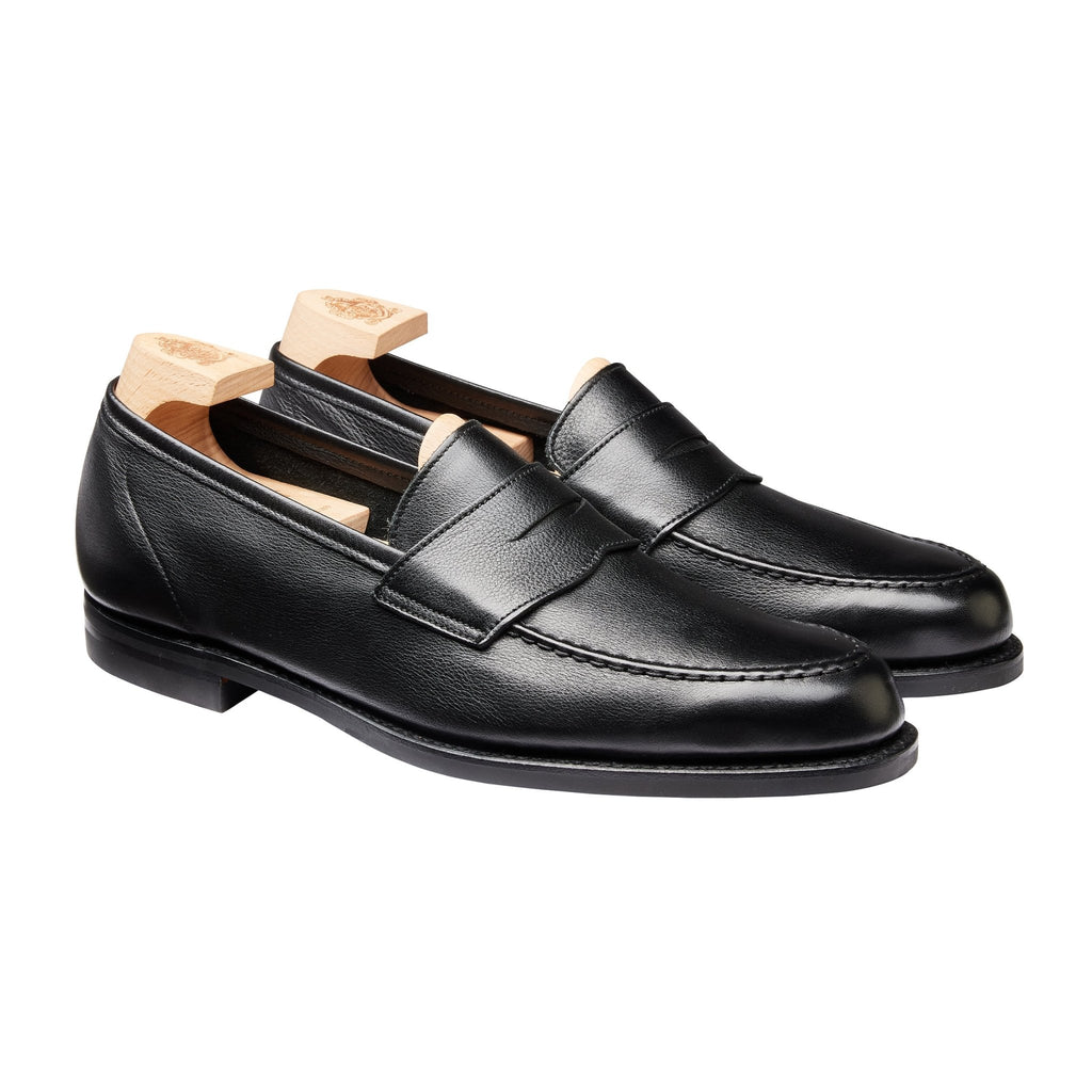 Harvard 2 Penny Loafer, Black Milled Calf ‘City’ Crockett & Jones - Hammargruppen