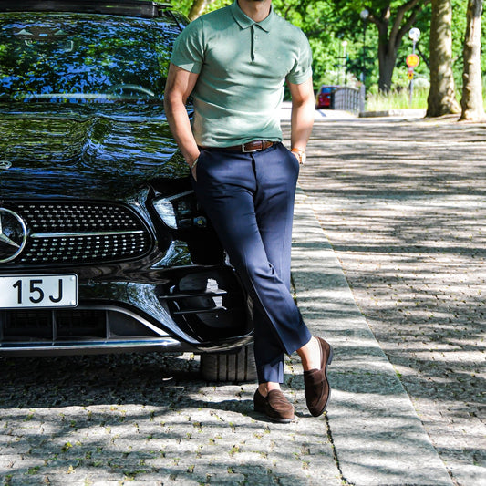 Harvard 2 Penny Loafer, Dark Brown Suede ‘City’ Crockett & Jones - Hammargruppen