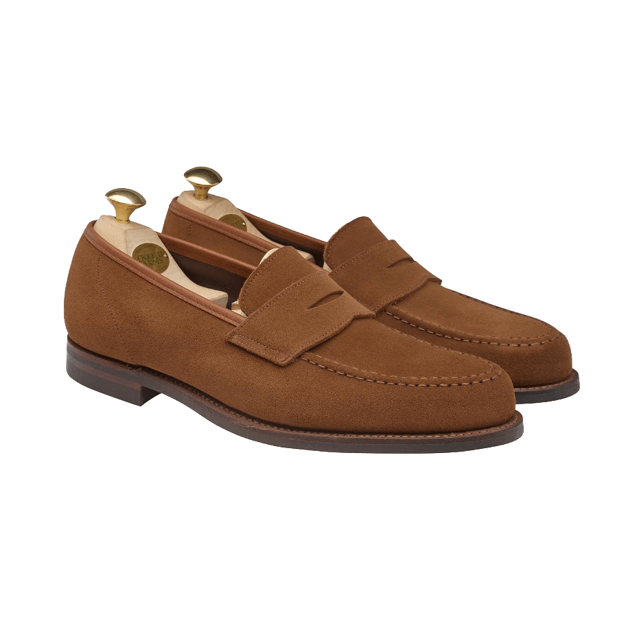 Harvard 2 Penny Loafer, Snuff Suede ‘City’ Crockett & Jones - Hammargruppen