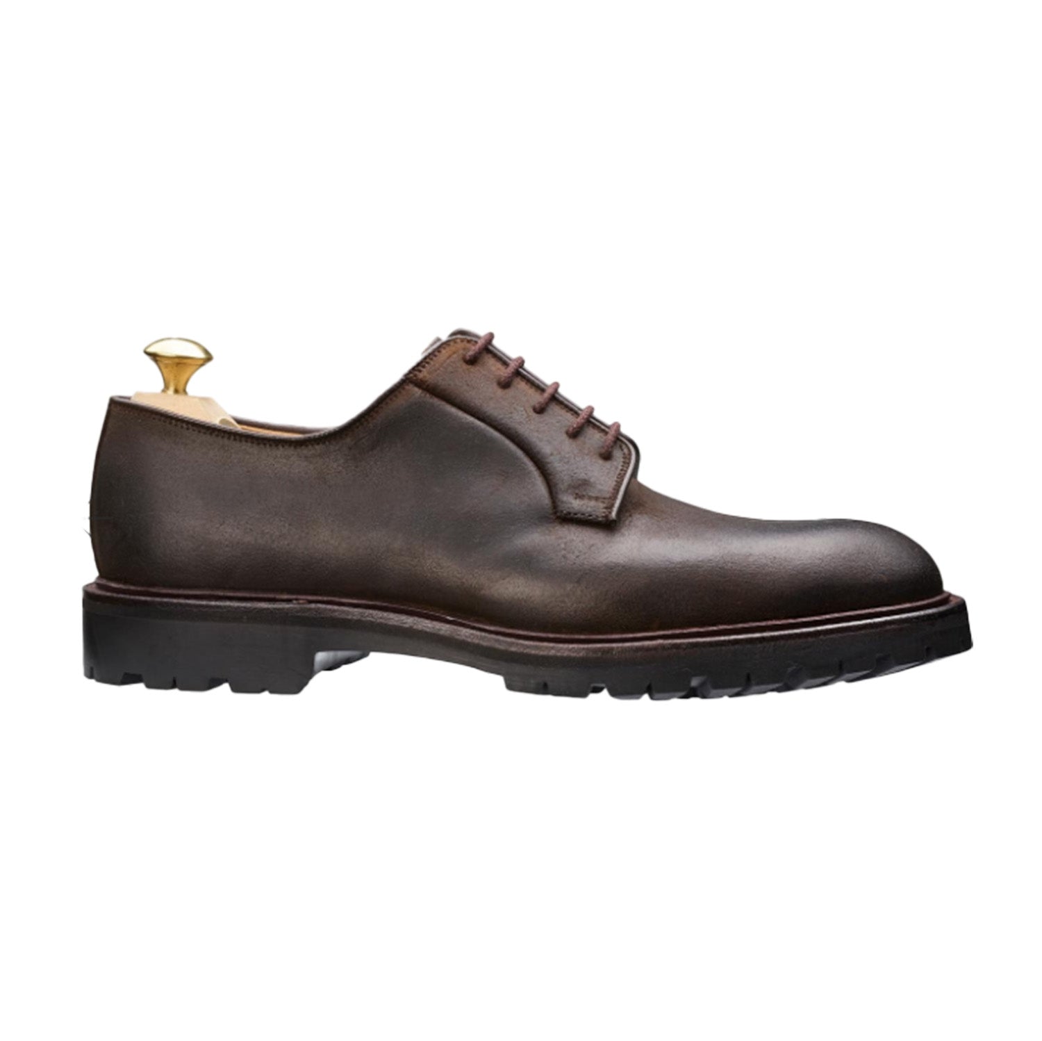 Lanark 3 Derby, Dark Brown Rough - Out Suede ‘Vibram’ Crockett & Jones - Hammargruppen