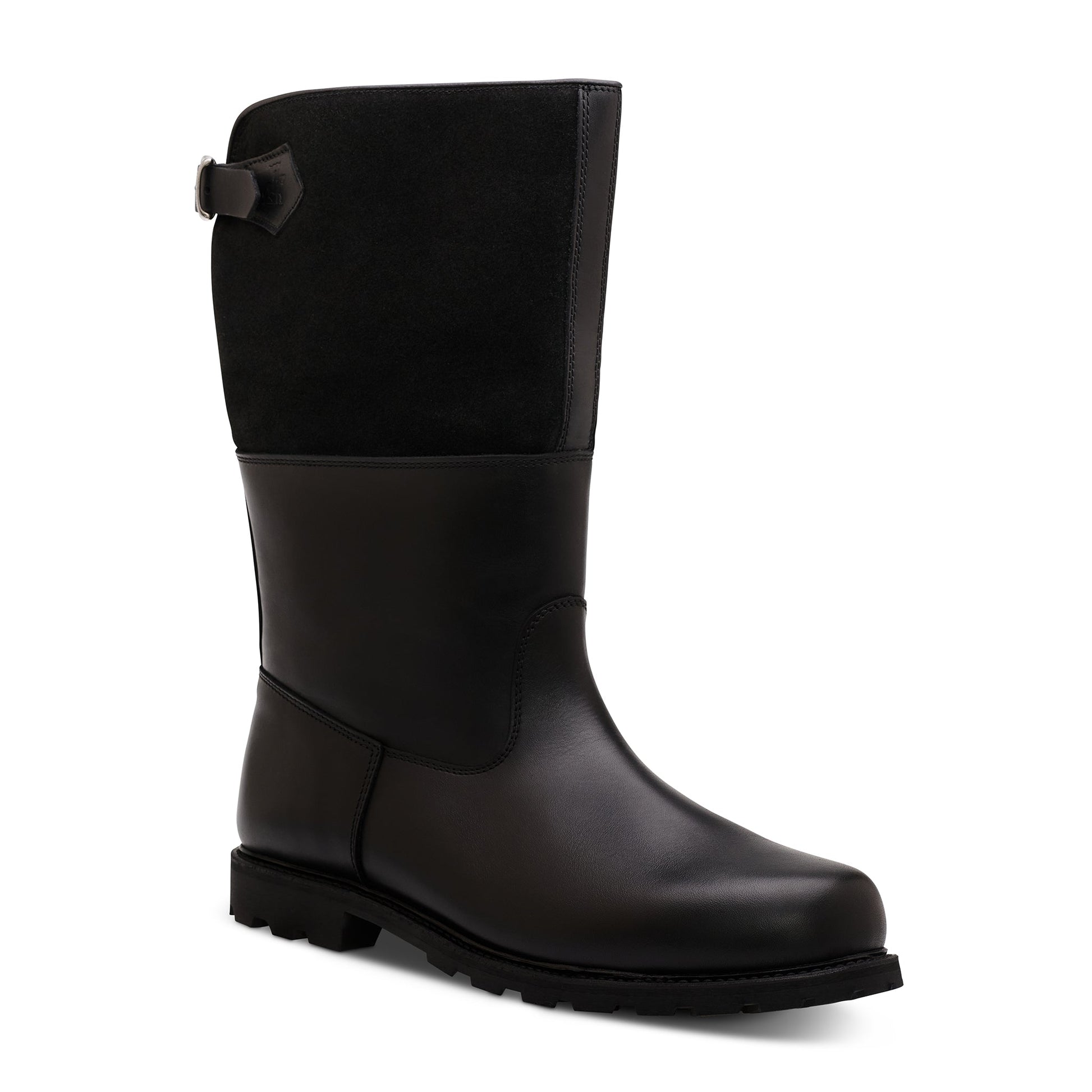 Maronibrater Boot, Black Calf Suede Women, Searling lining, Ludwig Reiter - Hammargruppen