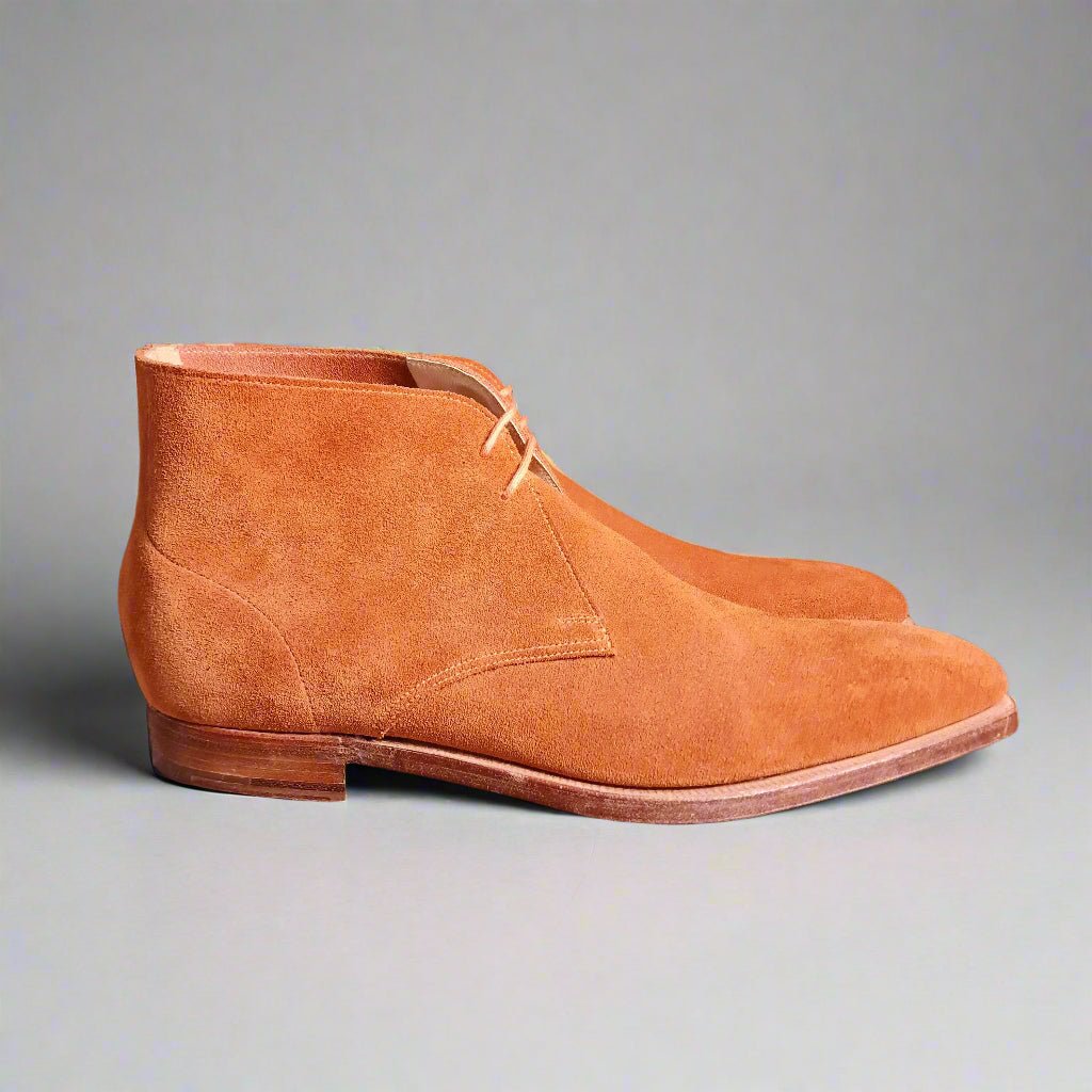 Milton Burnt Orange Suede (9E) Crockett & Jones - Hammargruppen