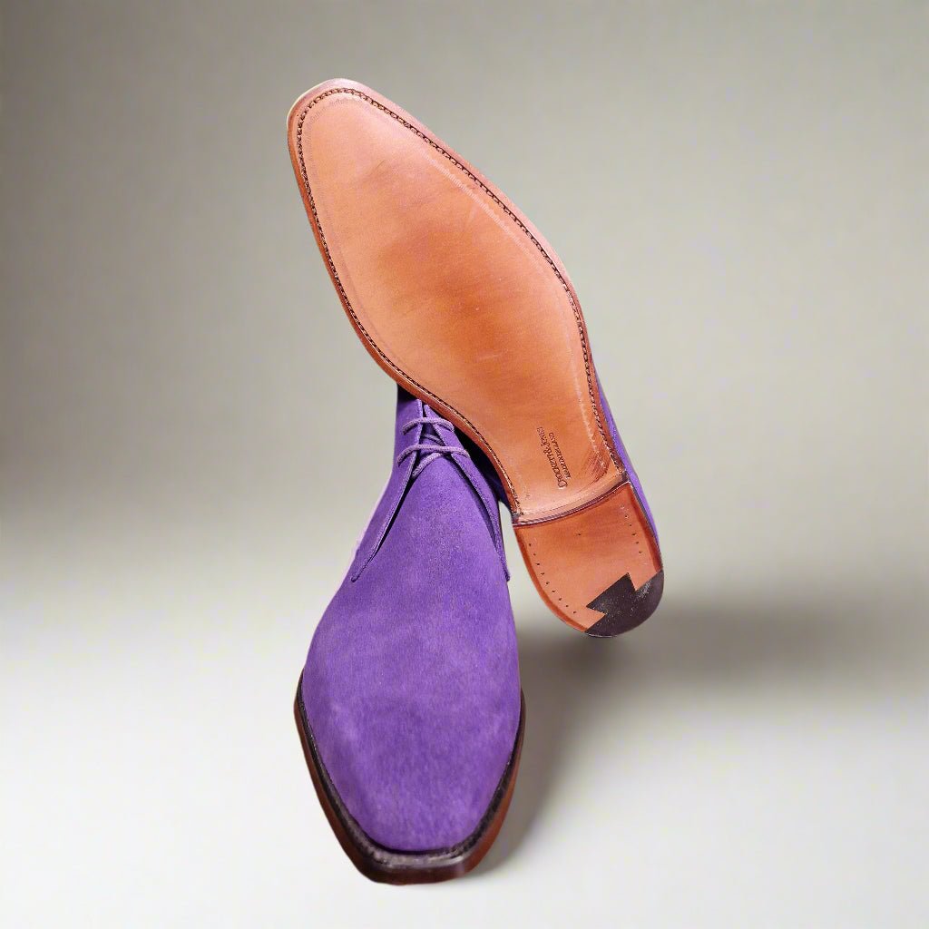 Milton Purple Suede (9.5E) Crockett & Jones - Hammargruppen